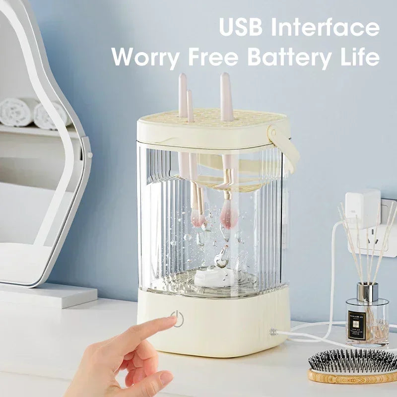 .חדש! מנקה מברשות איפור חשמלי – ניקוי עמוק, מהיר ומושלם בקליק אחד