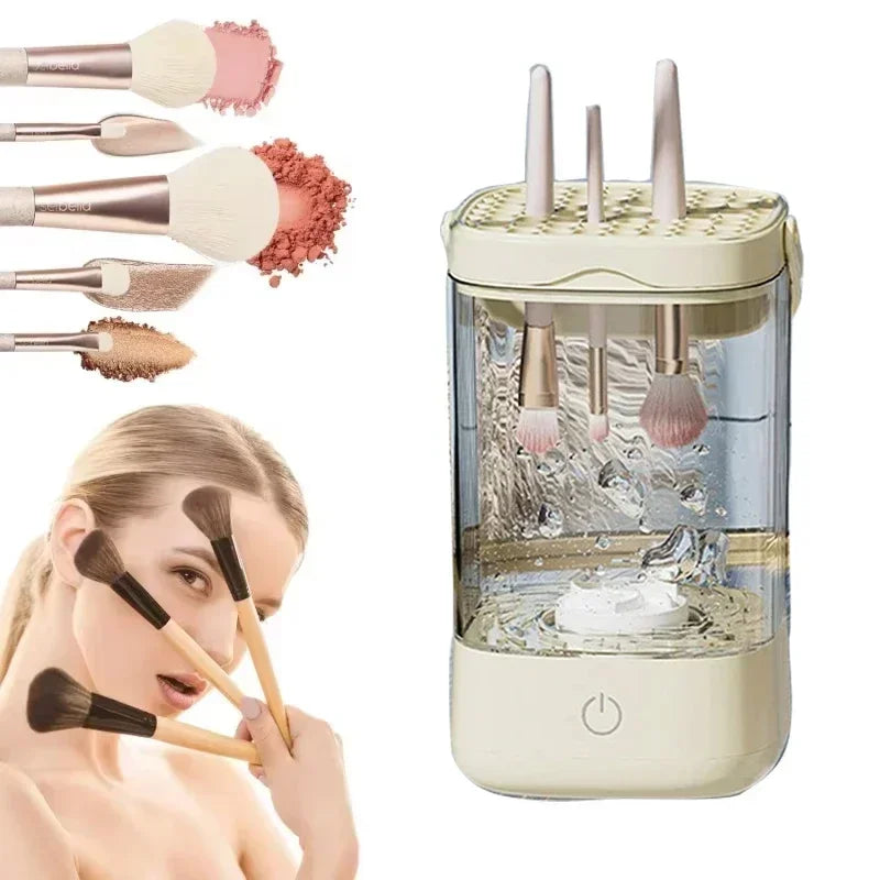 .חדש! מנקה מברשות איפור חשמלי – ניקוי עמוק, מהיר ומושלם בקליק אחד